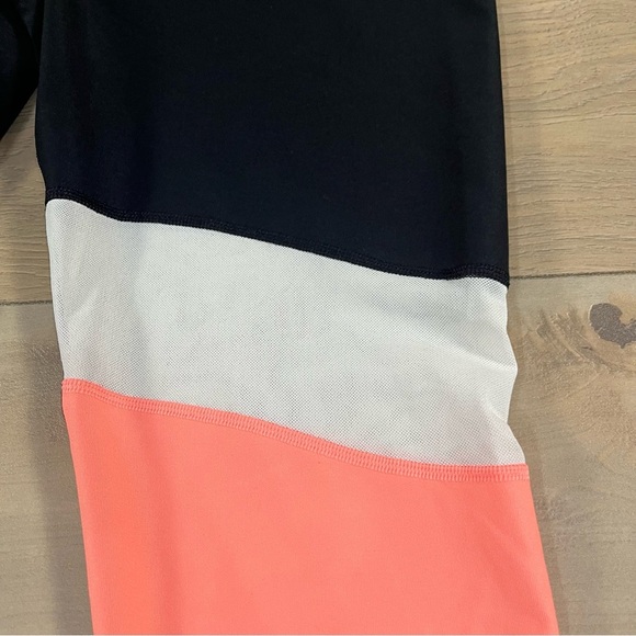 Nike Womens Power Victory Tight Fit Training Running Leggings Pink Black - Picture 9 of 16